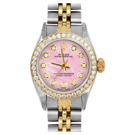 ldies pink oyster rolex replica|rolex oyster perpetual pink.